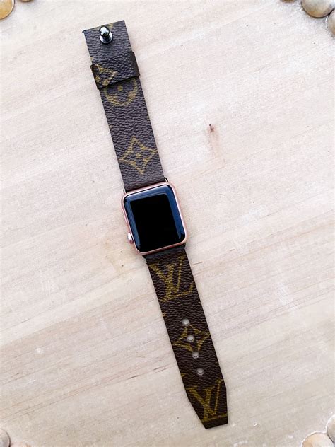 lv apple watch band 42mm|repurposed Lv Apple Watch band.